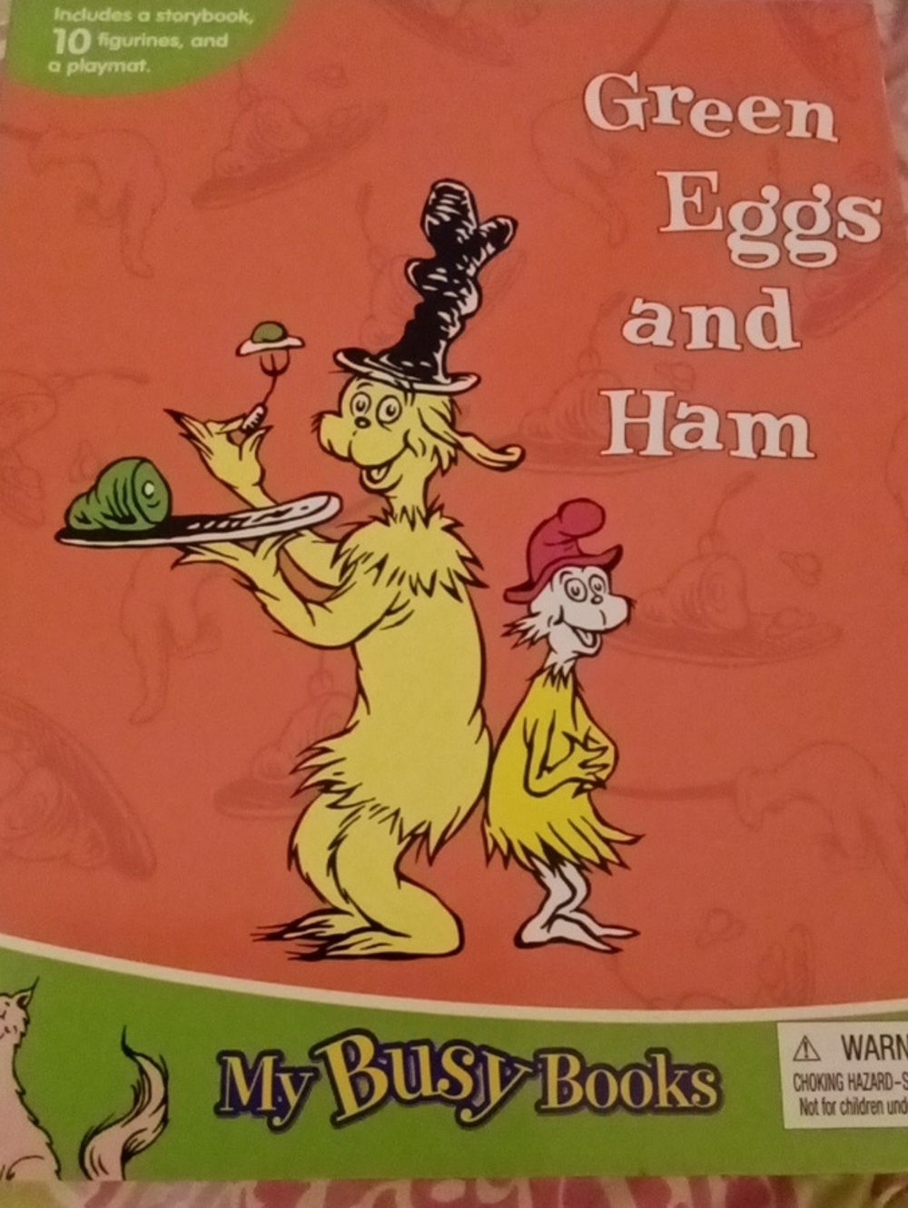 My Busy Books Green Eggs and Ham Activity Playset - Orange Cover